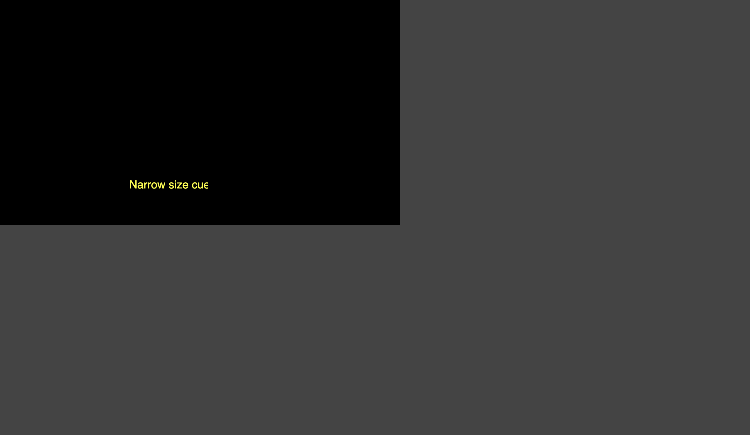 Chrome clips the sentence as one unbroken line past the box edge
